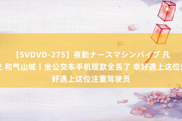 【SVDVD-275】夜勤ナースマシンバイブ 凡东谈主微光 和气山城丨坐公交车手机现款全丢了 幸好遇上这位注重驾驶员